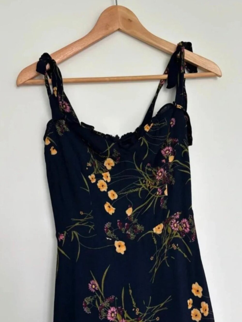 Navy Floral Reformation Nikita Dress - Picture 4 of 6